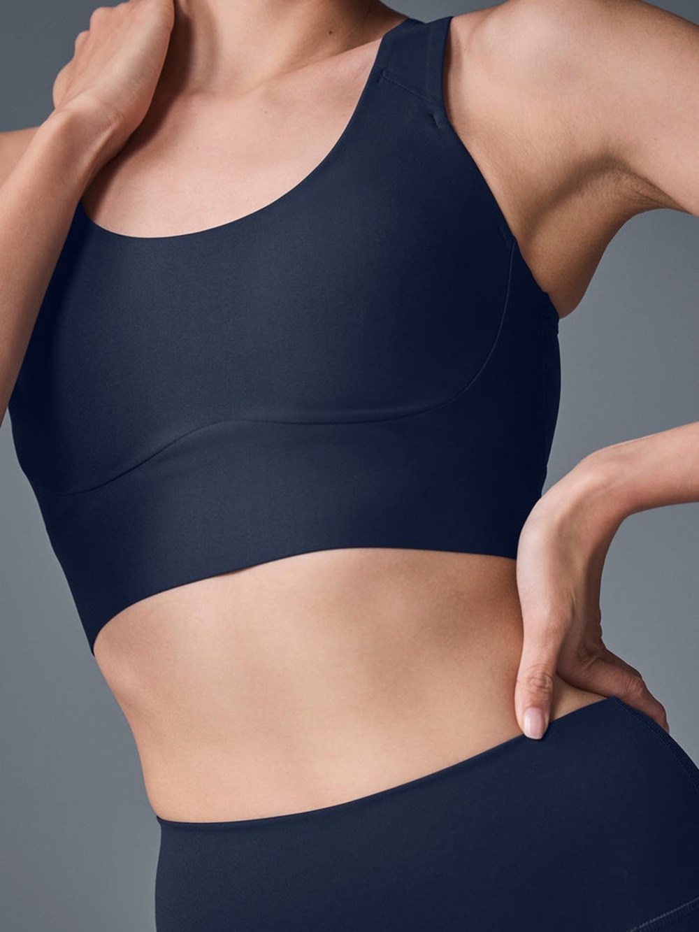 Alo Airlift Empower Bra - Navy - Picture 2 of 5